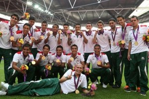 Gold in London for Mexico (Image from Getty)
