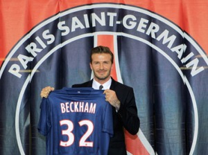 Beckham signs on for PSG (Image from RT.com)