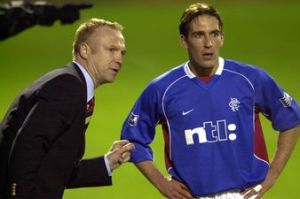 McLeish managed Ricksen for five years at Rangers  (Image from AFP)