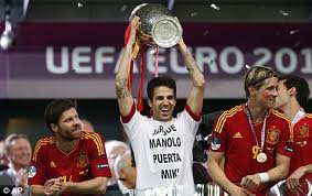 Fabregas and Spain triumphed using the false nine formation (Image from AFP)
