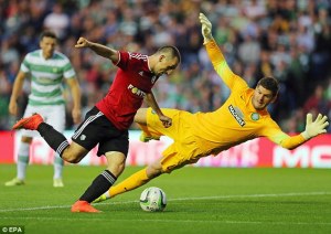 Forster's last game -  Could this be the end to Frazer's Celtic stay? (Image from Getty)