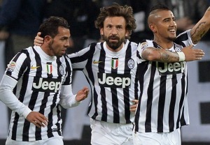 The loss of Tevez, Pirlo and Vidal is being felt by Juventus this season (Photo by Claudio Villa/Getty Images)