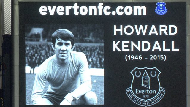 Howard Kendall who passed away on Saturday aged 69 (Image from EFC)