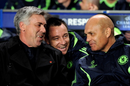 Ancelotti and Wilkins during their Chelsea days (Image from Tumblr)